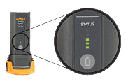 Smart batteries with handy LED charge level indicator