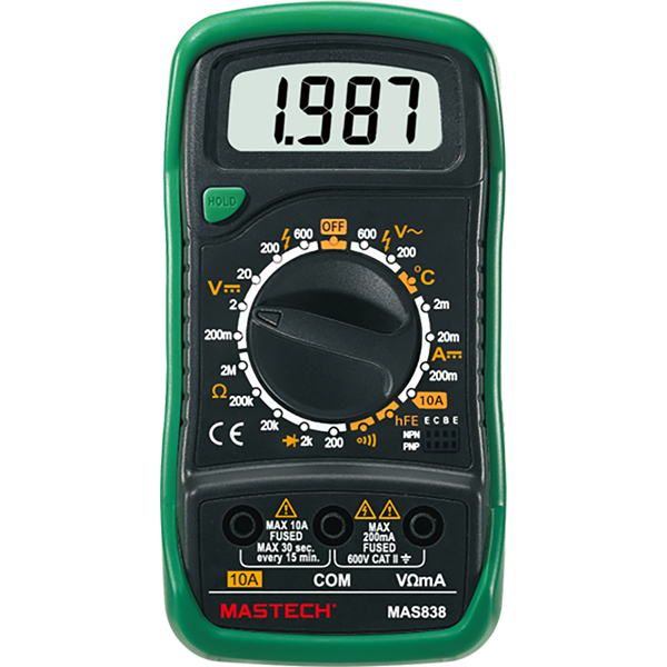 数字万用表MAS838